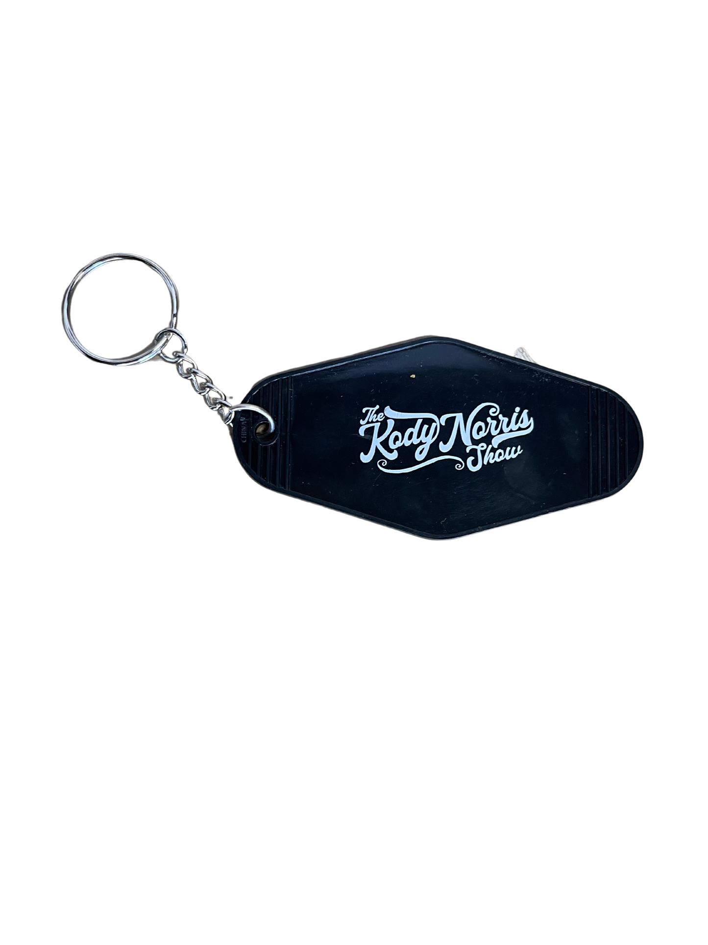 TKNS Key Chain (motel style) Motel Style Key Chain. Black with White logo. One-Sided.