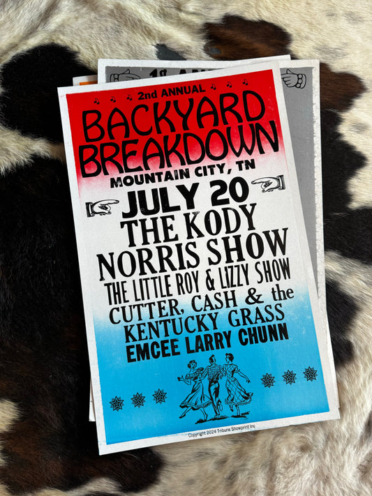 2nd Backyard Breakdown Poster