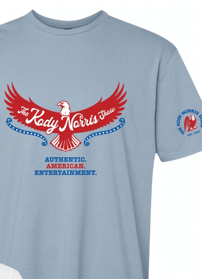 The Kody Norris Show Eagle Tee (Slate Blue)