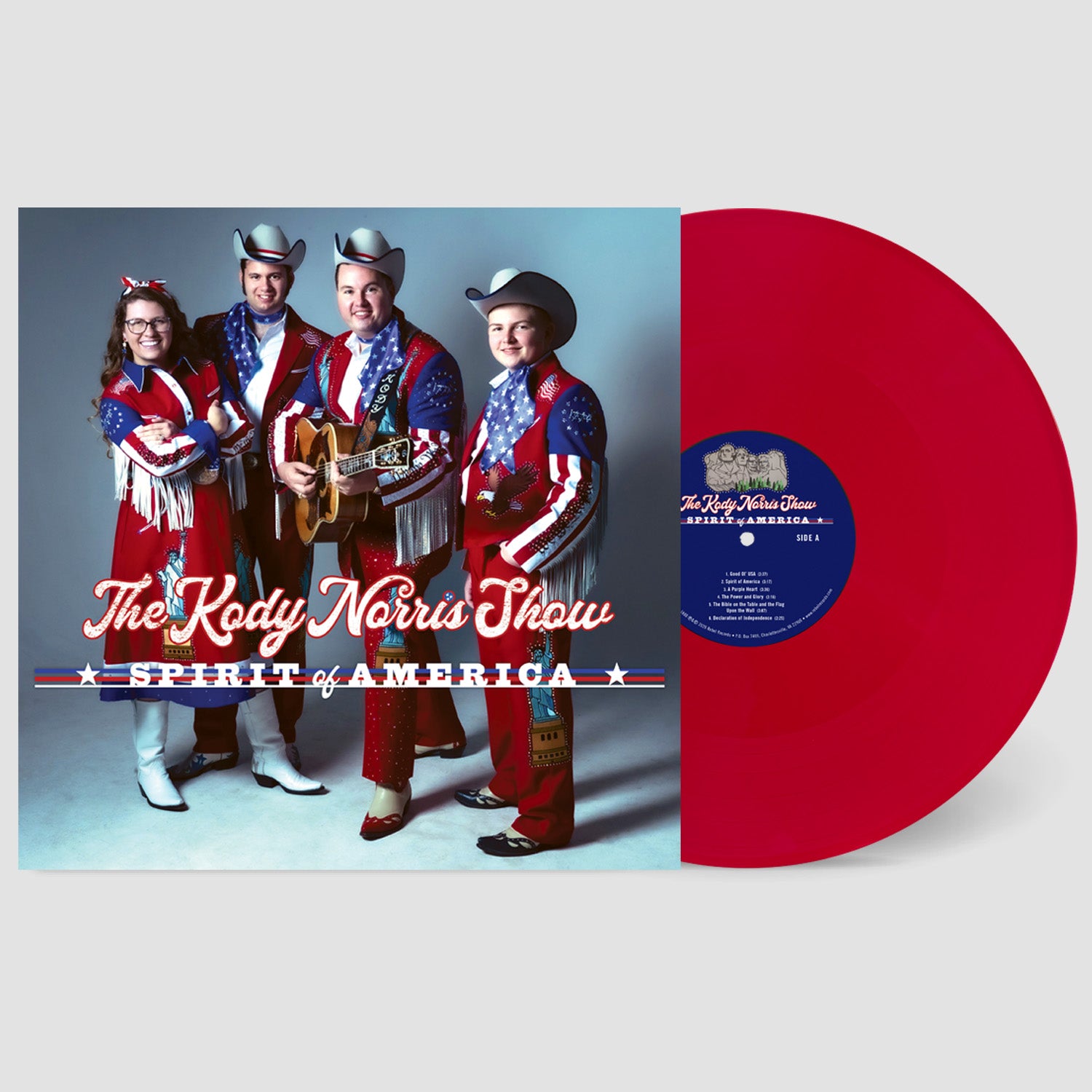 Spirit of America LP (Red Vinyl) Pre-Order – The Kody Norris Show