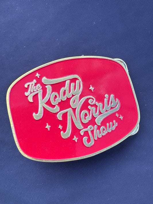 TKNS Red Belt Buckle