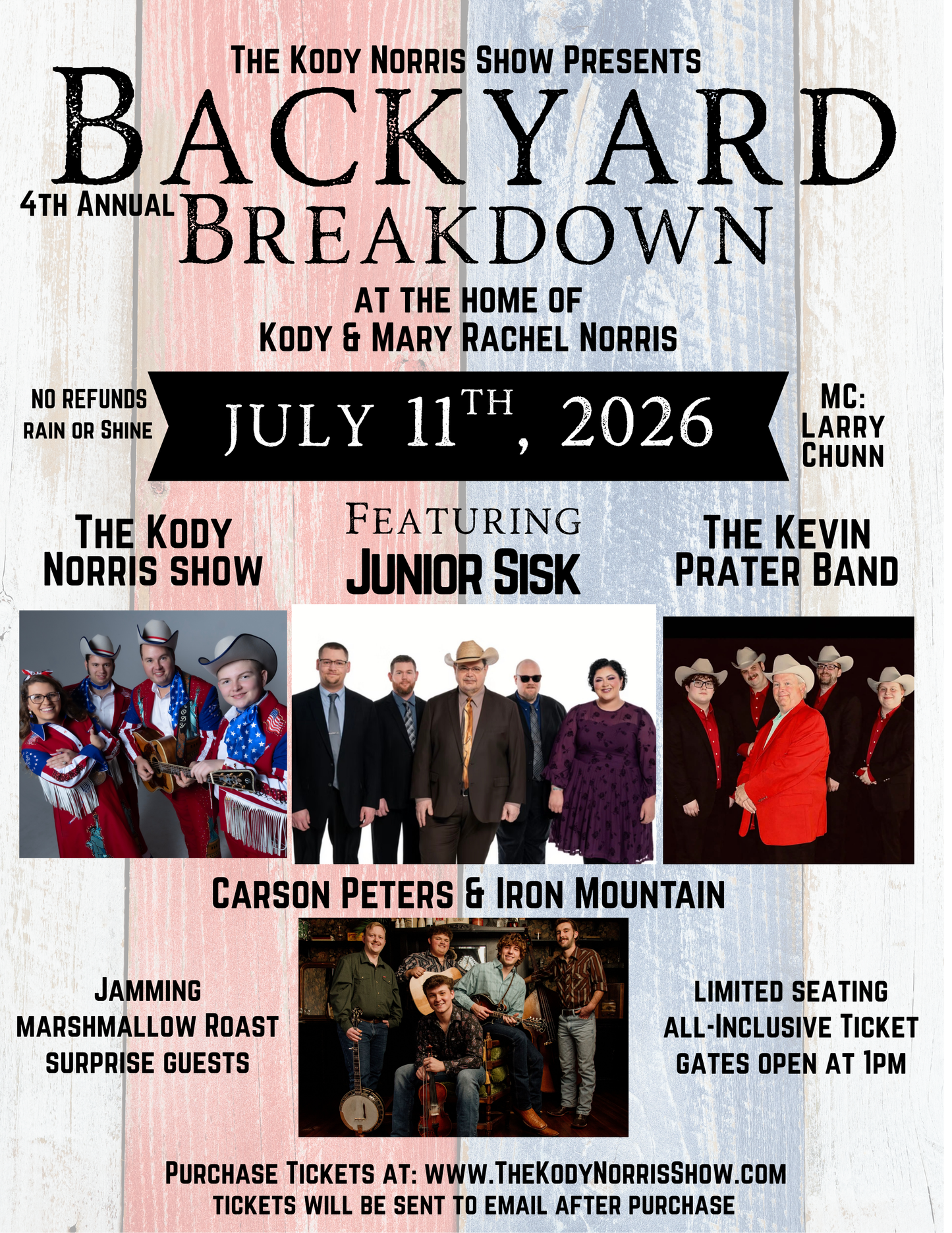 4th Annual BACKYARD BREAKDOWN