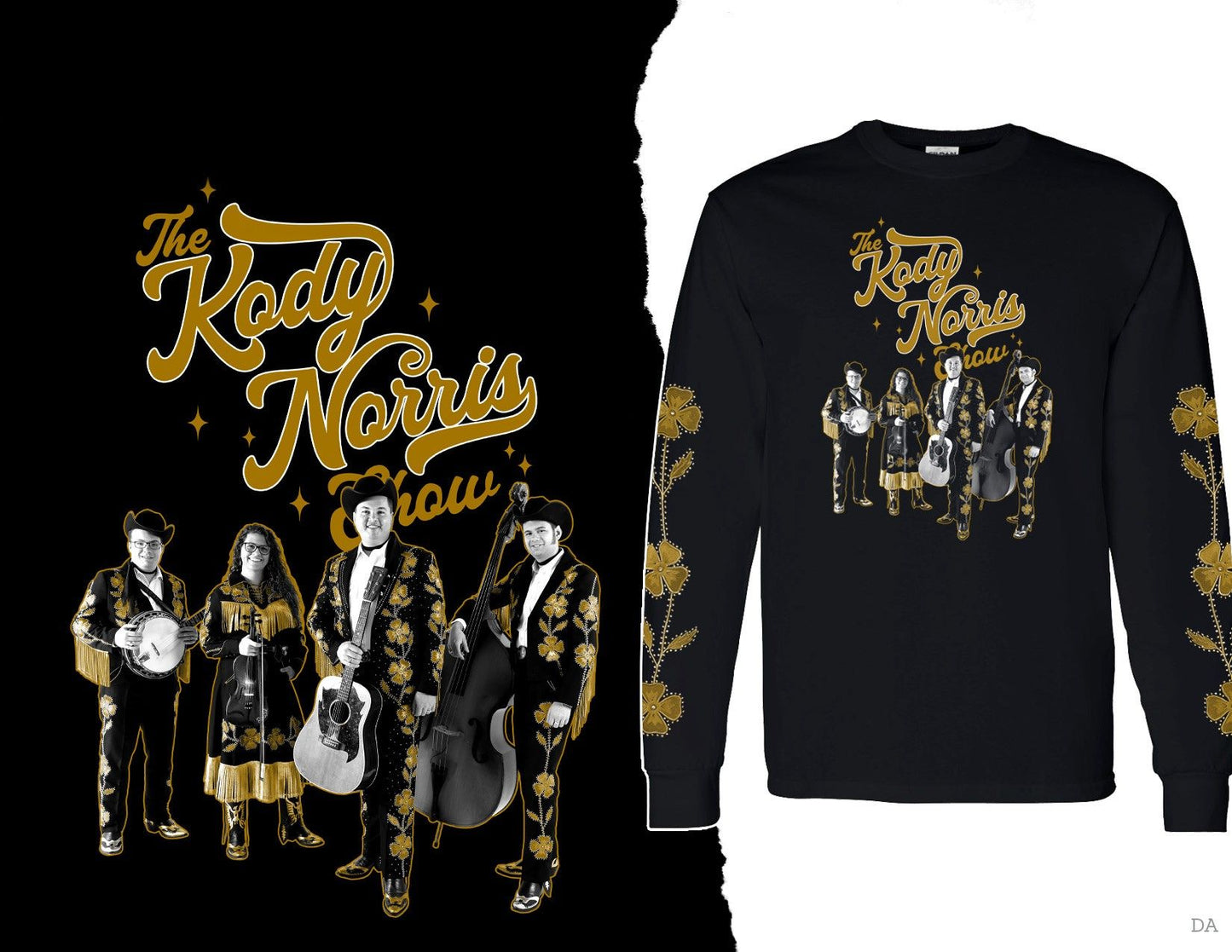 The Kody Norris Show Band Black Long Sleeve Shirt