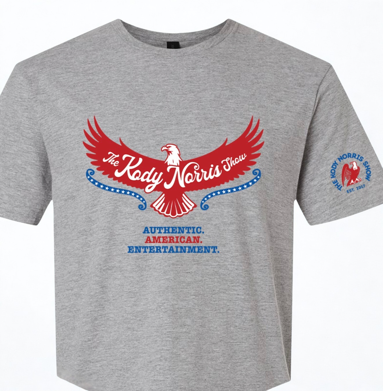 The Kody Norris Show Eagle Tee (Heather Grey)
