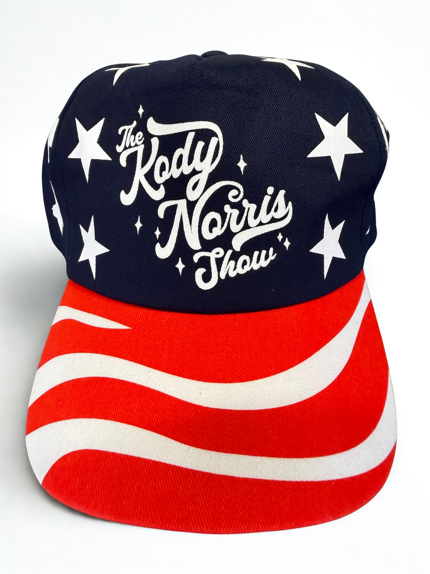 Stars and Stripes Hat with White logo